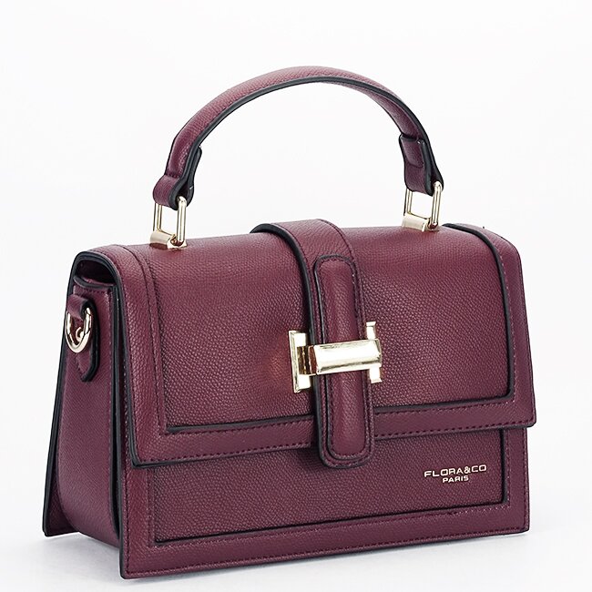 Flora&Co Paris Geanta eleganta bordo F3680 14