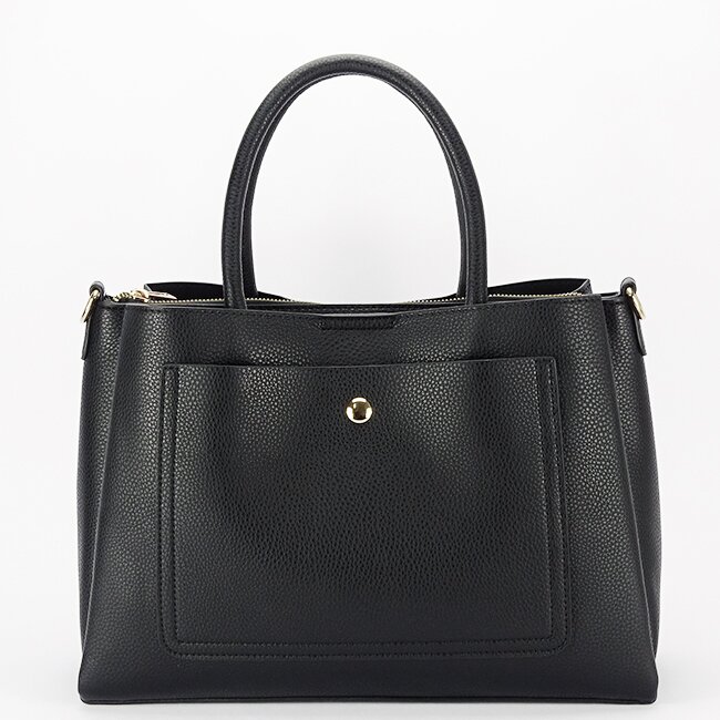 Flora&Co Paris Geanta mare neagra FloraCo Paris H6929 17