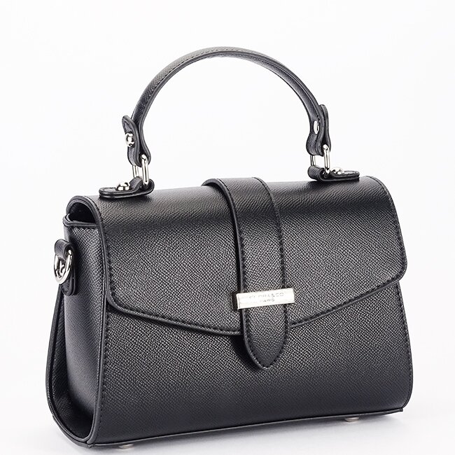 Flora&Co Paris Geanta mica neagra FloraCO F8580 M7
