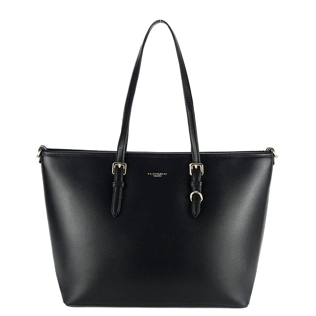 Flora&Co Paris Geanta neagra FloraCo Paris de talie mare F1808 16