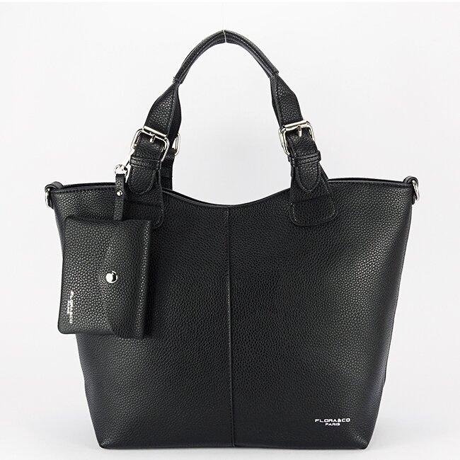 Flora&Co Paris Geanta neagra FloraCo Paris F7143 12