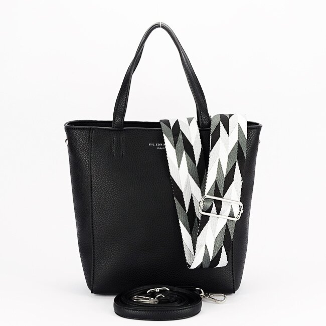 Flora&Co Paris Geanta neagra FloraCo Paris H6901 16