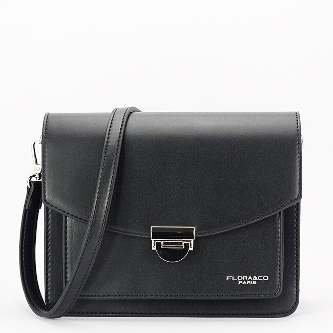 Flora&Co Paris Geanta neagra medie FloraCO Paris F8529 14