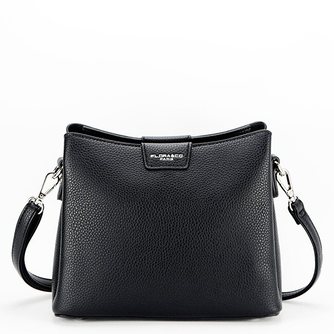 Flora&Co Paris Geanta neagra mica F2548 14