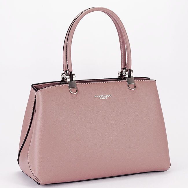 Flora&Co Paris Geanta roz plamaniu office casual FloraCo Paris F6538 15