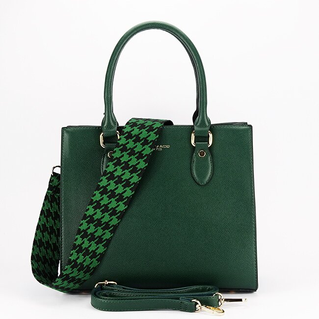 Flora&Co Paris Geanta verde inchis FloraCo Paris F6919 13