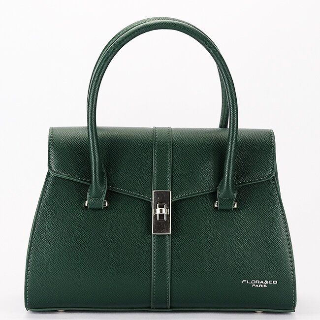Flora&Co Paris Geanta verde inchis medie FloraCO Paris F8536 11