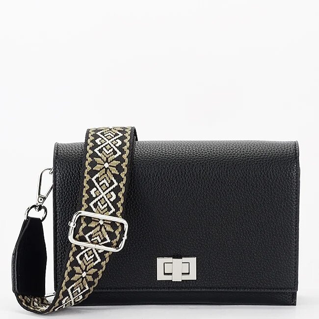 Flora&Co Paris Portofel negru tip geanta FloraCO F5003 14