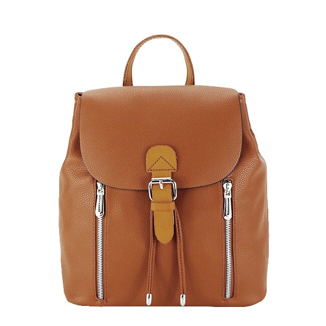 Flora&Co Paris Rucsac de dama mediu FloraCo Paris H6735 18 Maro cognac