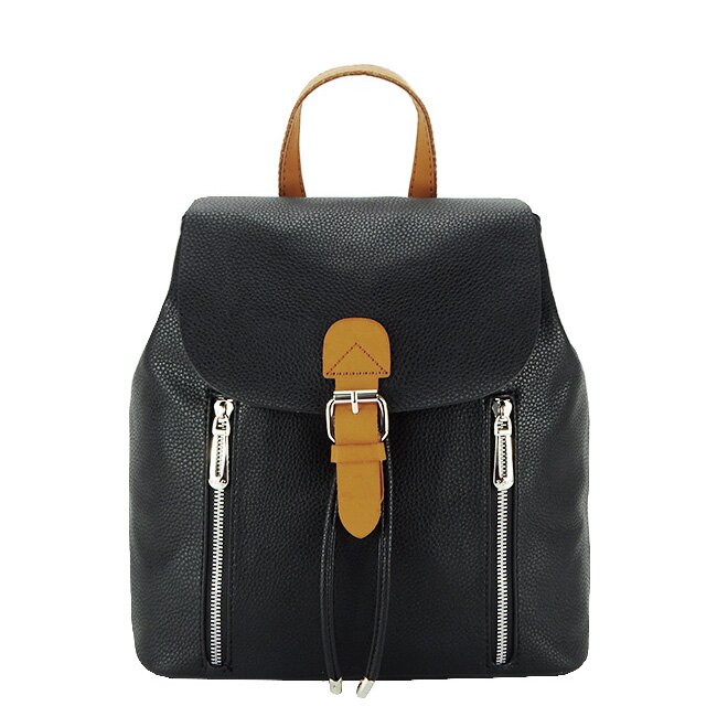 Flora&Co Paris Rucsac mediu FloraCo Paris H6735 18 Negru-camel