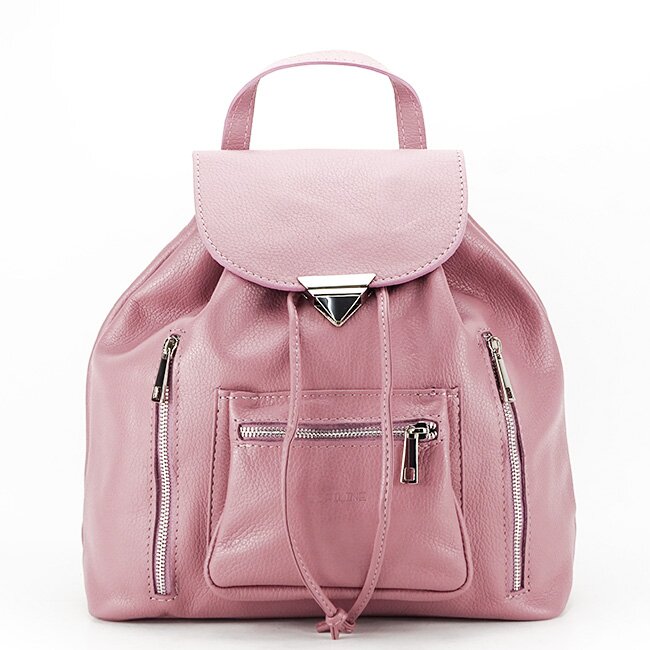 Made in Italy Rucsac din piele naturala Henriette 122 Roz