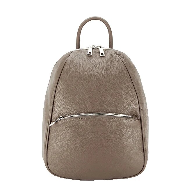 Made in Italy Rucsac din piele naturala Lili 121 Maro