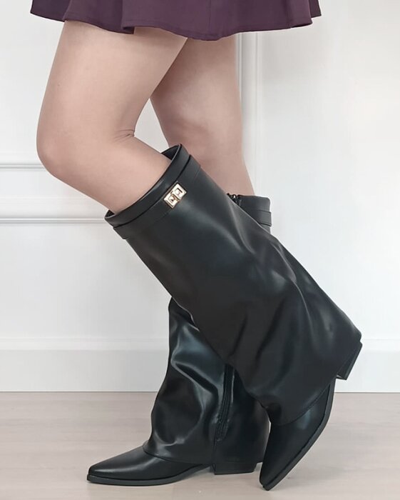 MARQUIIZ Cizme dama lungi negre 2596A 113