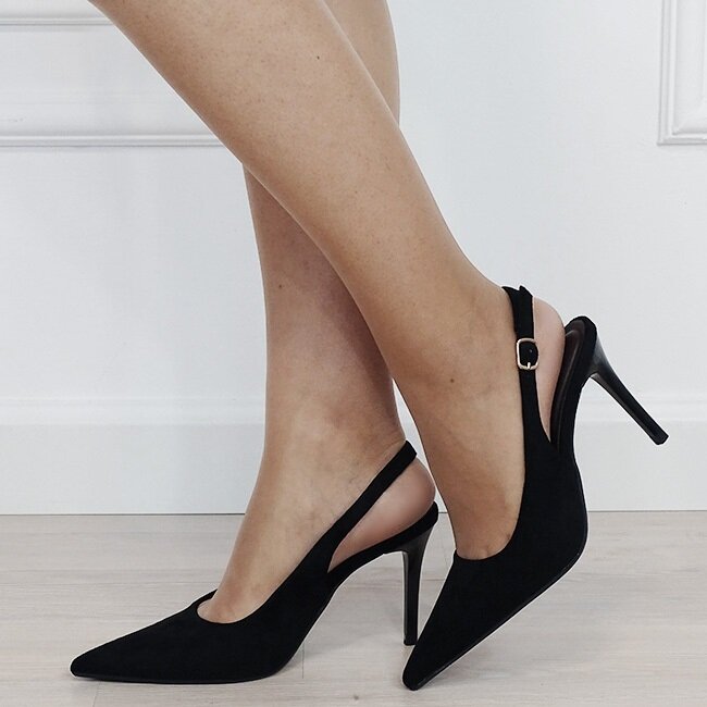 MARQUIIZ Pantofi eleganti negri cu toc subtire 5001 01