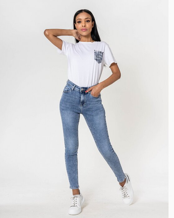 Nina Carter Blugi abastri Push-up Skinny P505-21 M8
