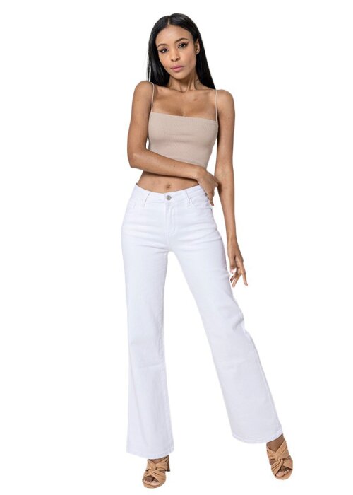 Nina Carter Blugi albi dama Evazati P080-10 M10