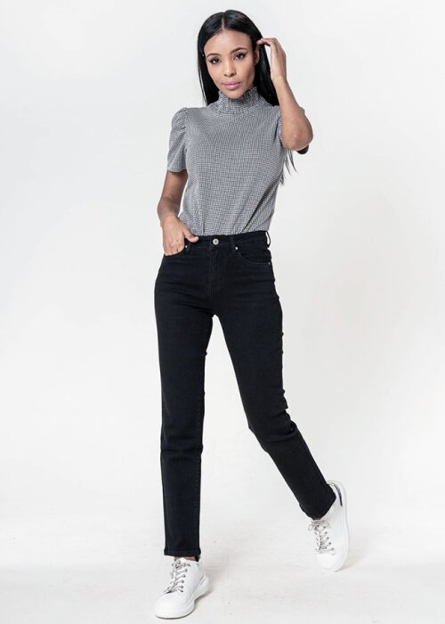 Nina Carter Blugi Dama Negri Straight P517-8 M9
