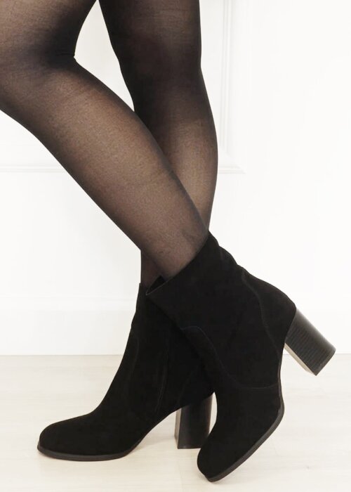 SOFILINE Botine dama negre din piele naturala Y2370 117