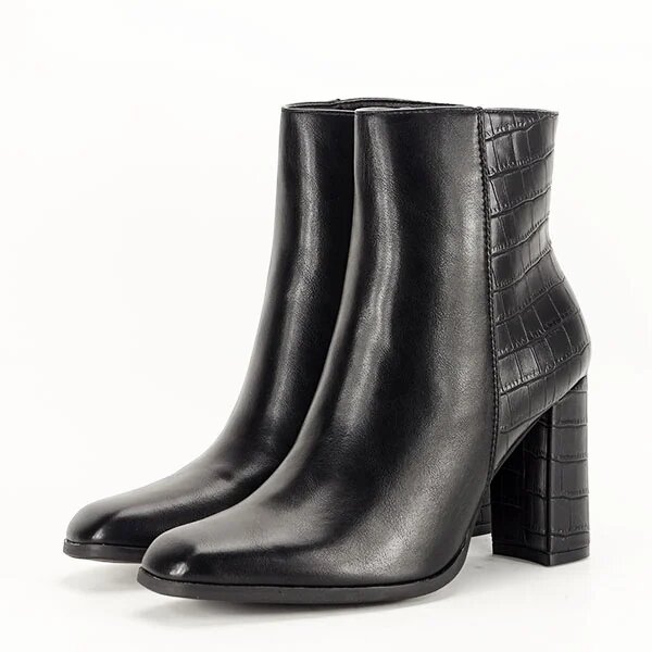 SOFILINE Botine negre cu imprimeu Diana 117