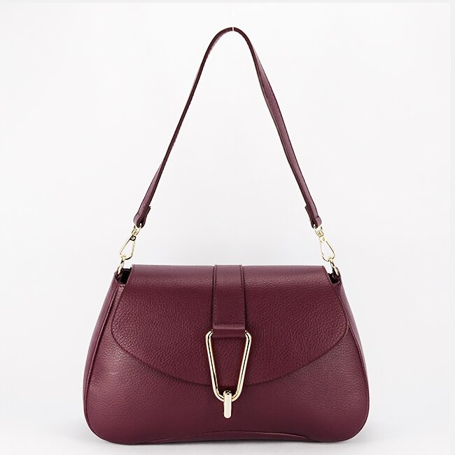 SOFILINE Geanta burgundy din piele naturala 1755 125