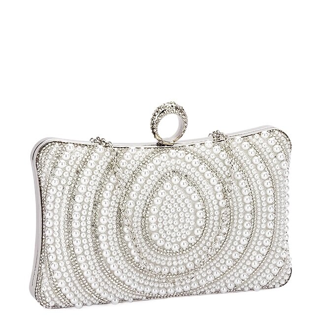 SOFILINE Geanta clutch arginite cu perle BYH-866 07