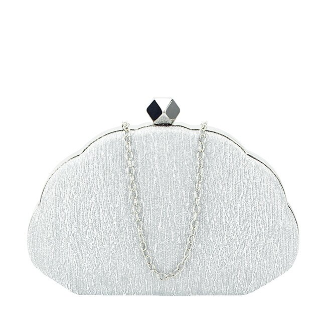SOFILINE Geanta clutch argintiu cu sclipici BHY-5041 05