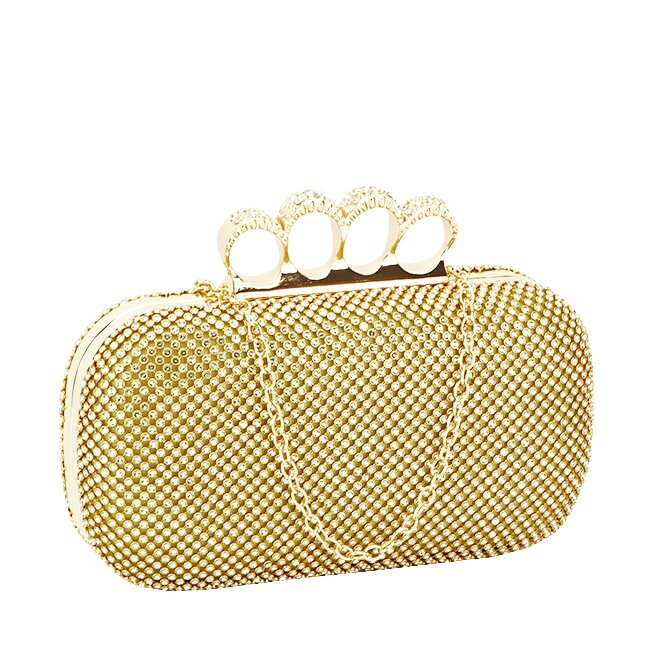 SOFILINE Geanta clutch auriu cu pietricele 2016-5 05