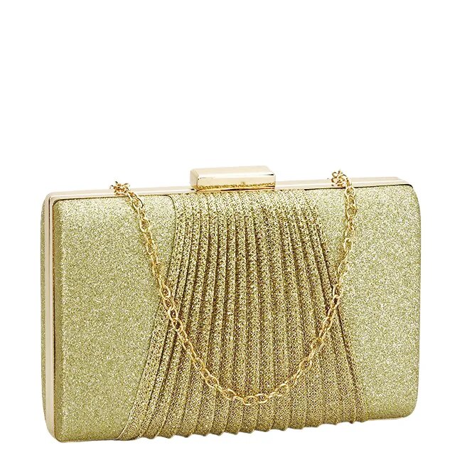 SOFILINE Geanta clutch auriu cu sclipici 1009 05