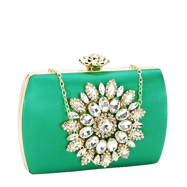 SOFILINE Geanta clutch cu brosa BRS-210 06 Verde
