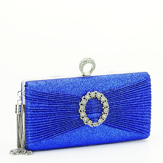 SOFILINE Geanta clutch cu brosa BYH8815 05 Albastru
