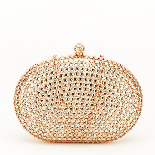 SOFILINE Geanta clutch cu cristale V-190BB 05 Auriu rose
