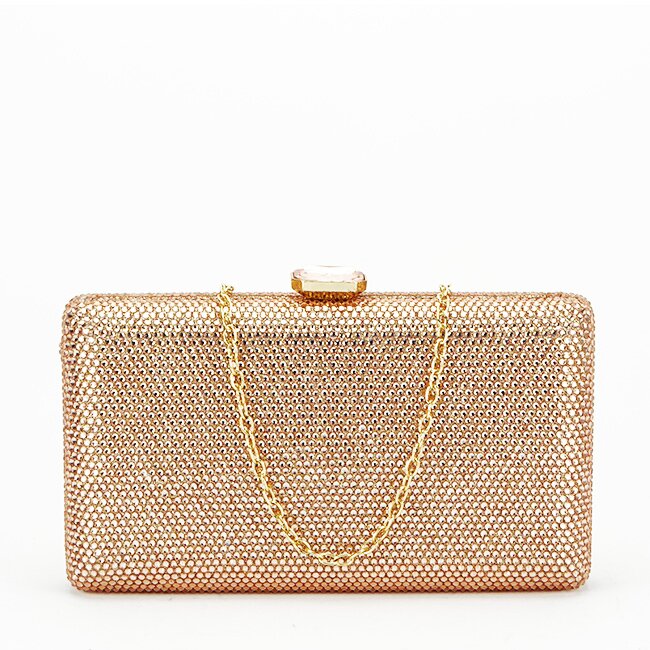 SOFILINE Geanta clutch cu pietricele BJH-715 06 Sampanie