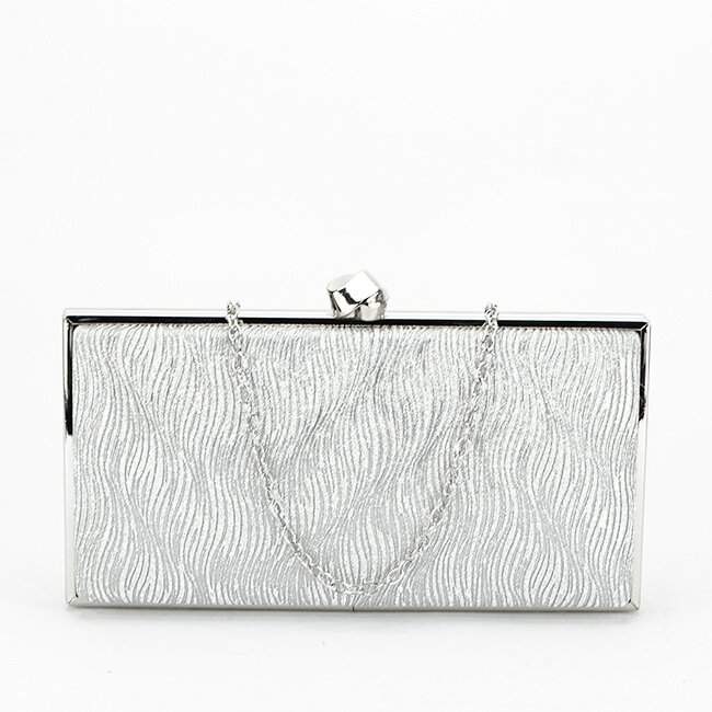SOFILINE Geanta clutch cu sclipici BYH-856 05 Argintiu