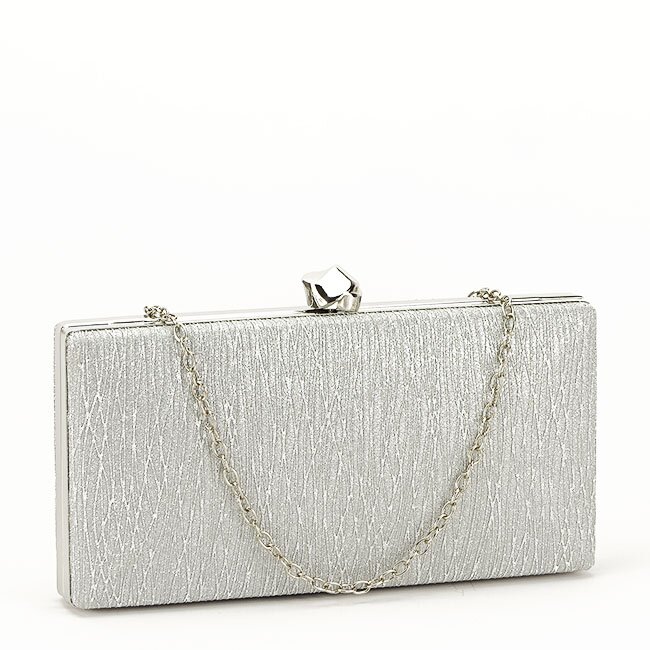 SOFILINE Geanta clutch cu sclipici BYH809 -06 Argintiu