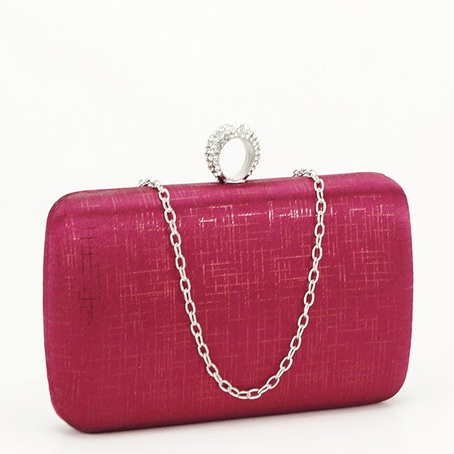 SOFILINE Geanta clutch eleganta rosu inchis BFL-22754 01