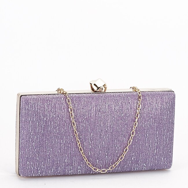 SOFILINE Geanta clutch mov cu sclipici BYH-809 06