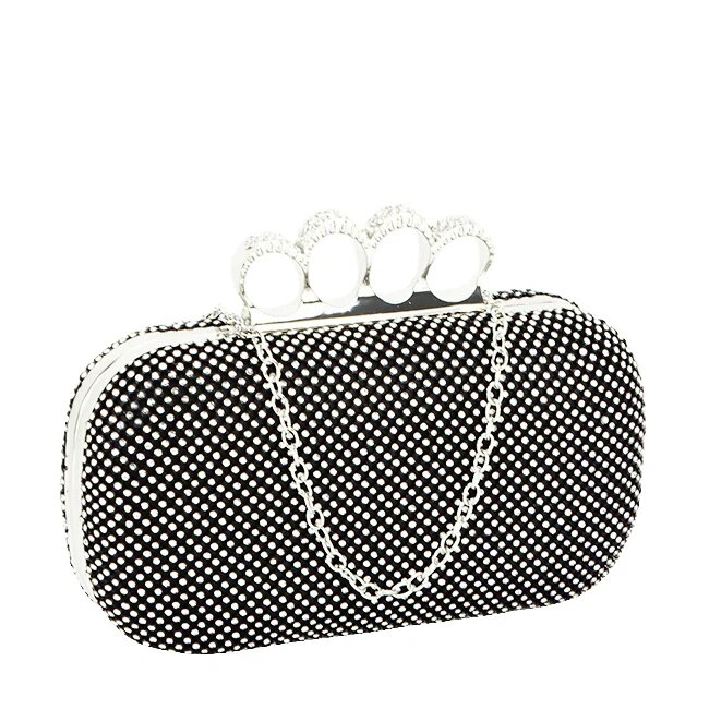 SOFILINE Geanta clutch negru cu pietricele 2016-5 05