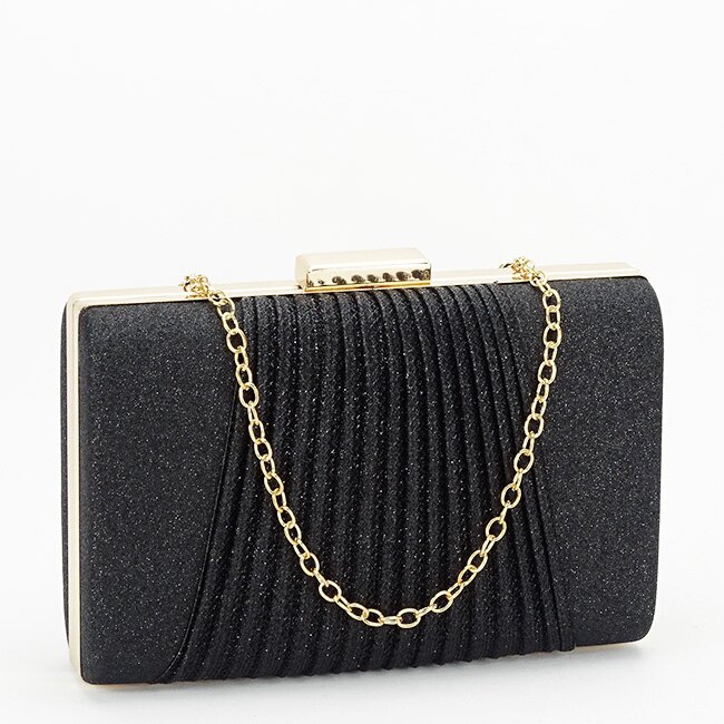 SOFILINE Geanta clutch negru cu sclipici 1009 05