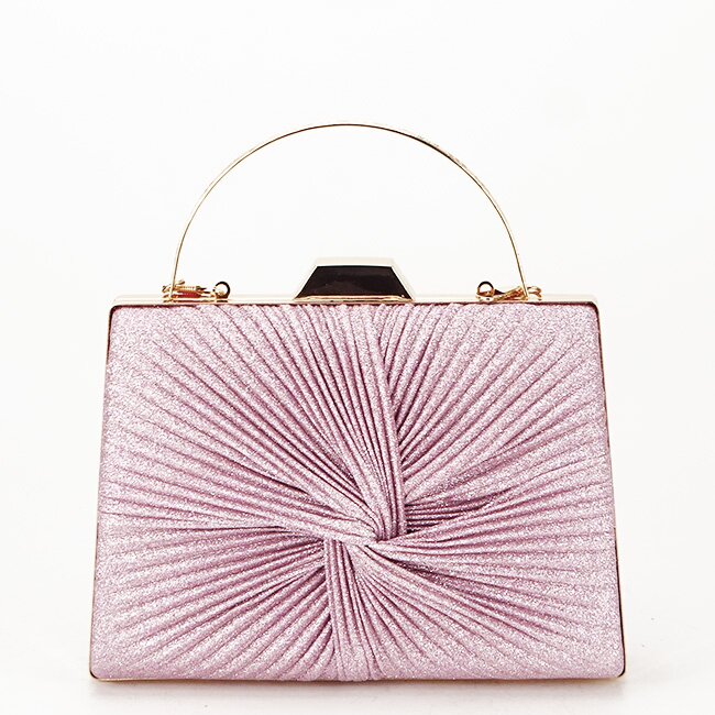 SOFILINE Geanta clutch roz cu sclipici BJH-22706 05