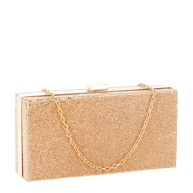 SOFILINE Geanta clutch sampanie cu pietricele BRS-5052 05