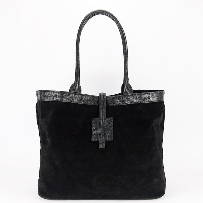 SOFILINE Geanta mare neagra din piele naturala 1896 M9