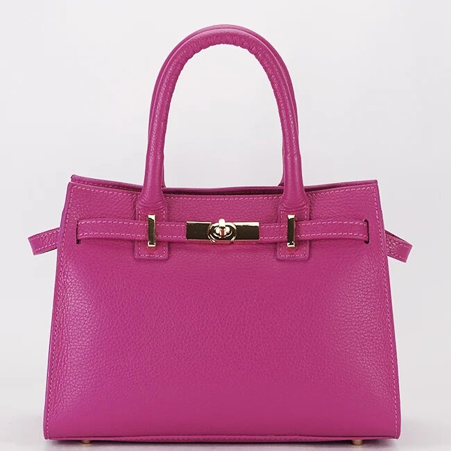SOFILINE Geanta medie fucsia din piele naturala 1727 122