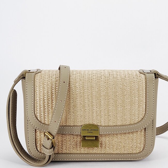 SOFILINE Geanta taupe crossbody cu model impletit CM7497 15