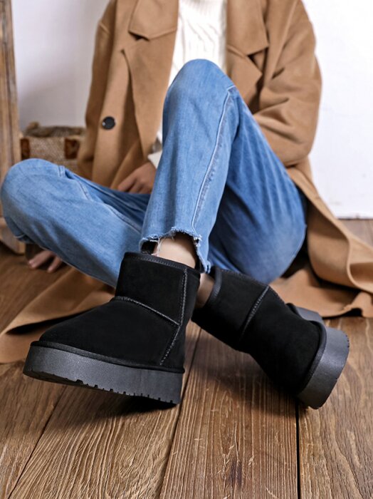 SOFILINE Ghete negre din piele naturala JB1925 117
