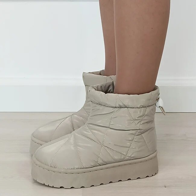 SOFILINE Ghete resigilate impermeabile kaki deschis DAV8651 M0