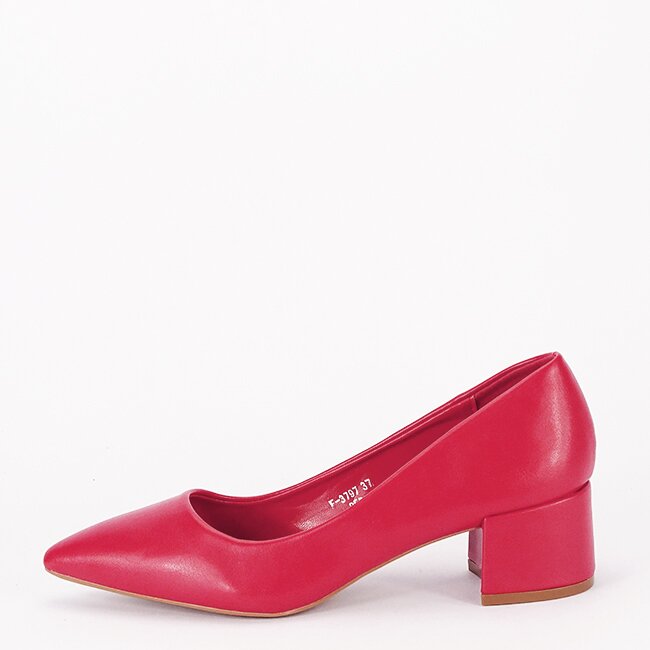 SOFILINE Pantofi rosii cu toc mic F-3797 02