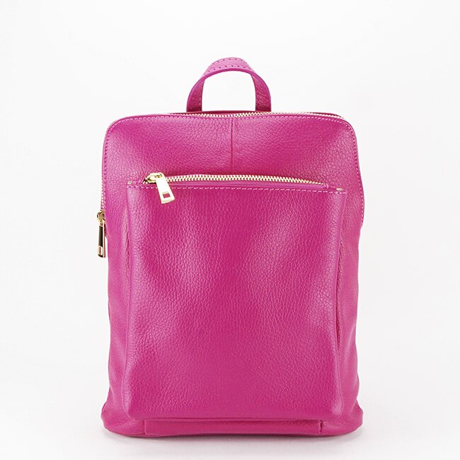 SOFILINE Rucsac din piele naturala fucsia convertibil in geanta 1001 123