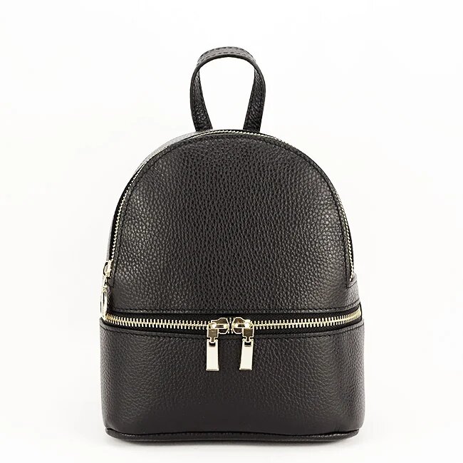 SOFILINE Rucsac mic din piele naturala negru Ana 122