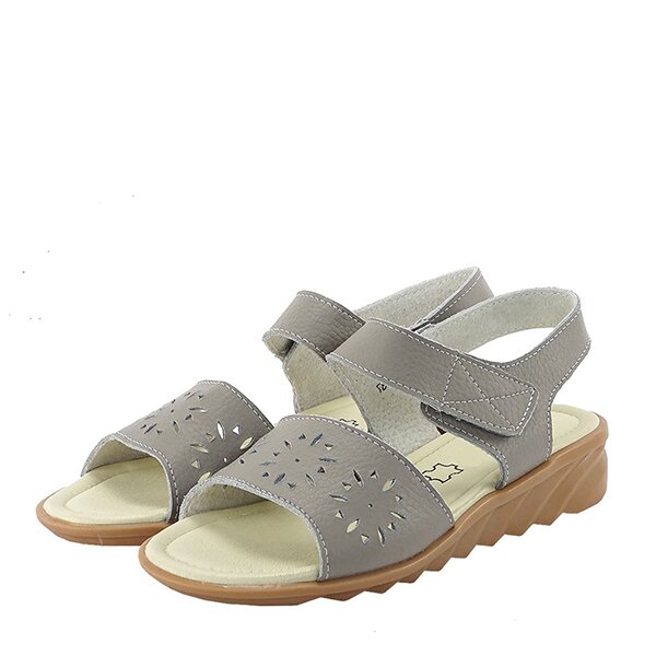 SOFILINE Sandale gri din piele naturala Catis M5