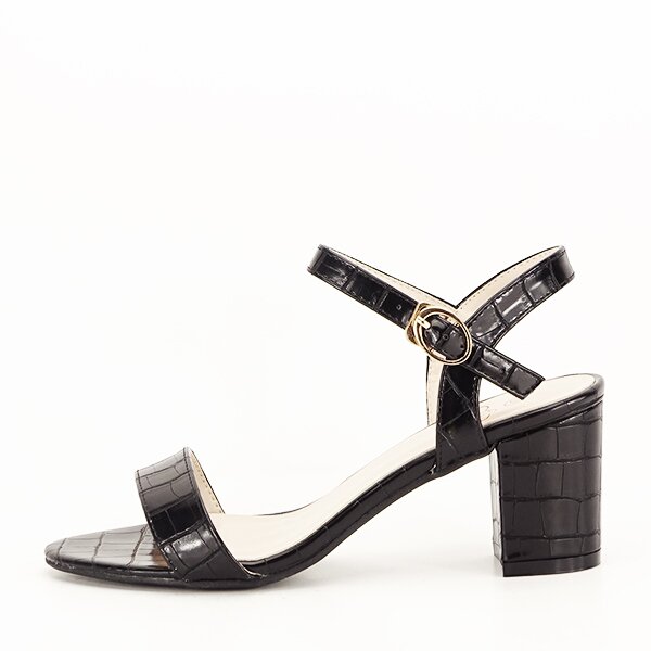 SOFILINE Sandale negre cu imprimeu Violeta 130